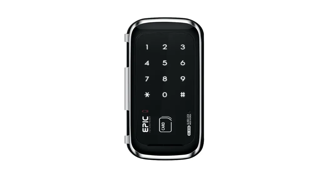 Epic Systems Es-303g Digital Lock For Glass Door User Manual
