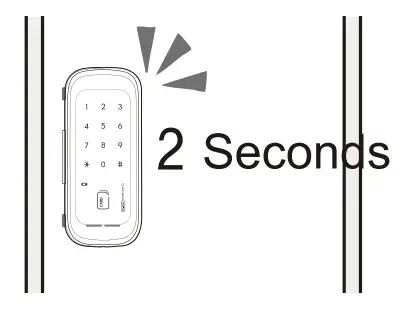EPIC SYSTEMS ES-303G Digital Lock for Glass Door - fig 14