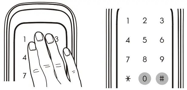 EPIC SYSTEMS ES-303G Digital Lock for Glass Door - fig 5