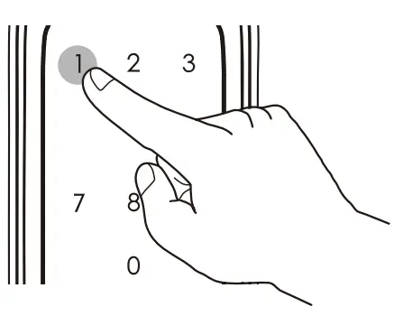 EPIC SYSTEMS ES-303G Digital Lock for Glass Door - fig 5