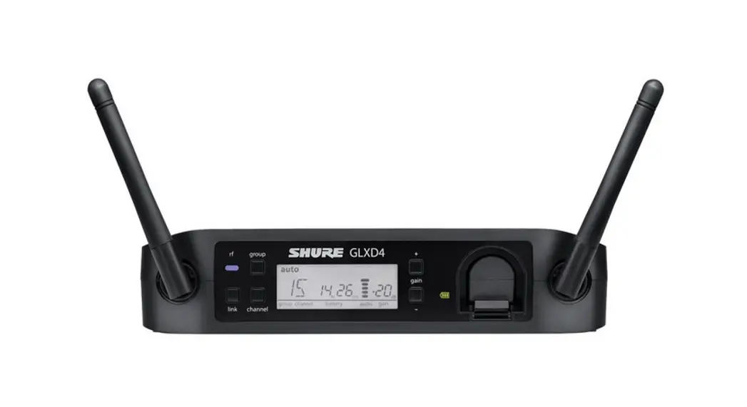 Shure Glxd-4+ Dual Band Wireless Receiver User Guide