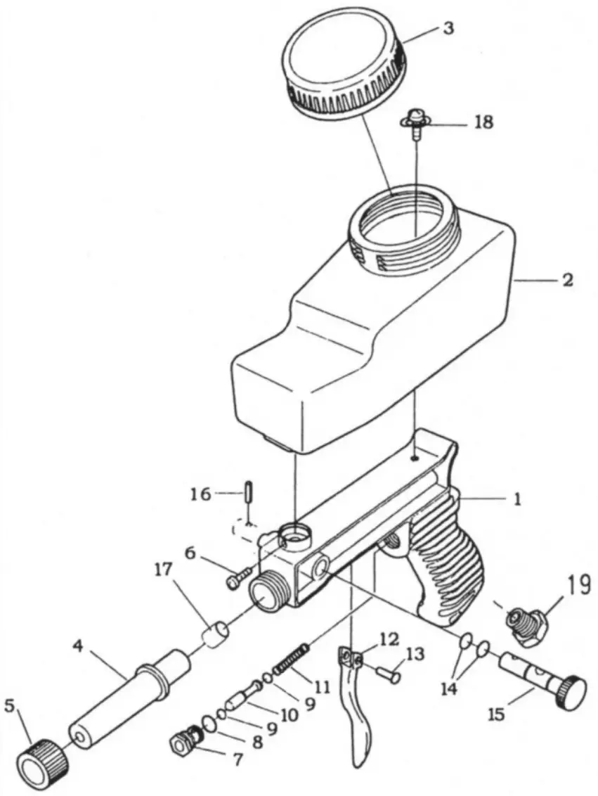 CENTRAL 59490 Portable Sand Blaster Gun Kit - Stationary 1