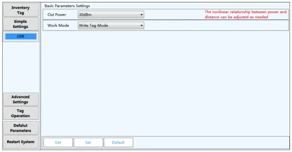 SAXXON FC06 UHF Desktop Reader - output format