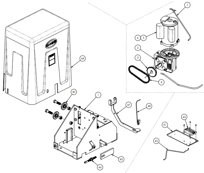 ALL-O-MATIC-SL-150AC-1-Hp-Slide-Gate-Operator-fig-3