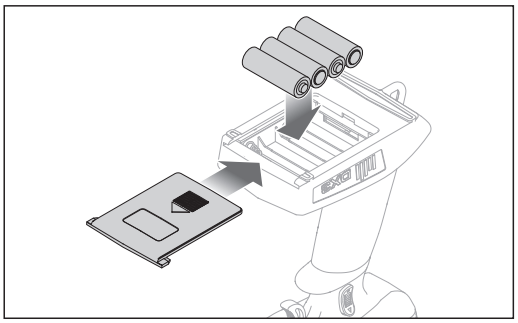 INSTALL THE TRANSMITTER BATTERIES