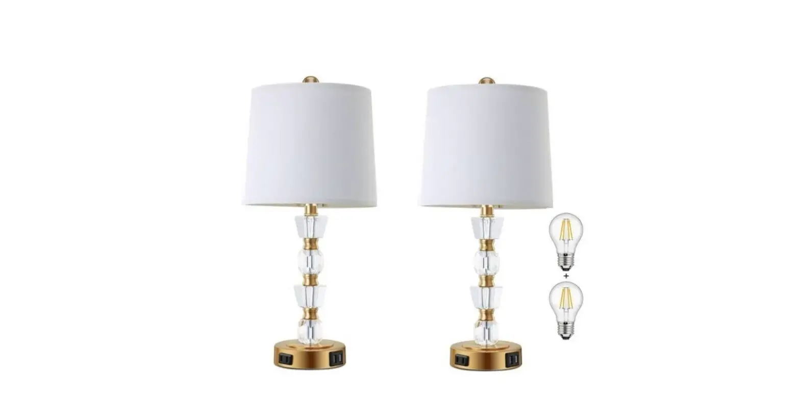 Byblight Bb-sf0016gx Carolene 22.8 Inch Gold Base Table Lamp Touch Control Accent Lamp Instruction Manual