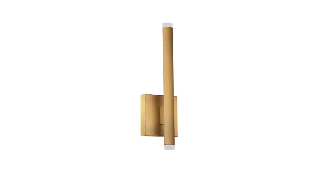 Dainolite Wls-1410ledw Wilson 2-light Aged Brass Integrated Led Wall Sconce Instruction Manual