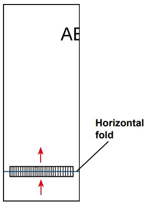 FPi 4500 Series Folder Inserter - Fold the sheet