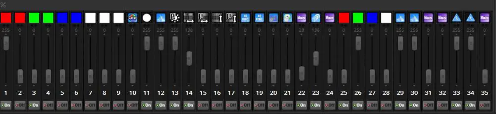 SHEHDS 19x40W LED Beam Wash Big Bees Eyes - DMX Channel
