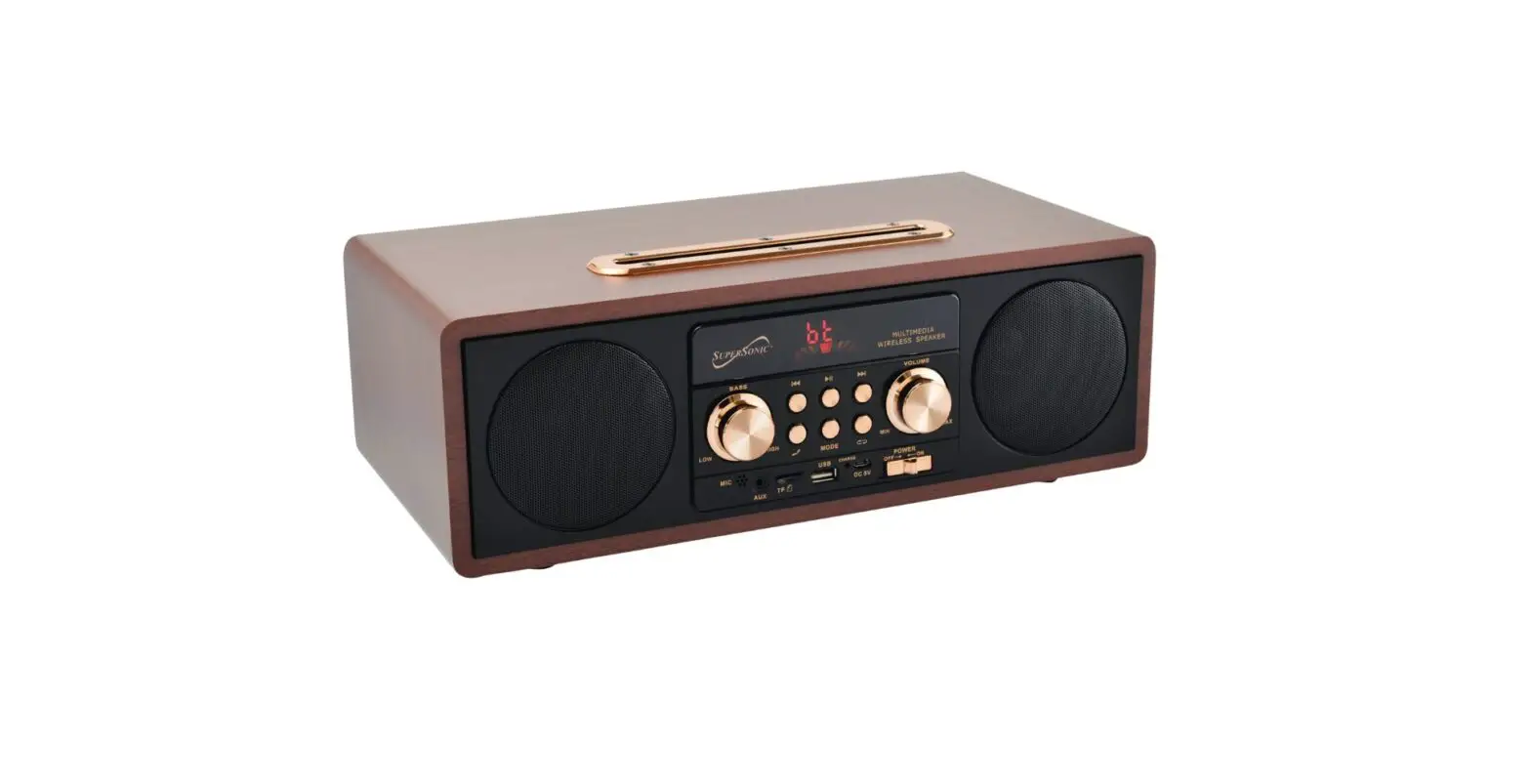 Supersonic Ertspf0 Multi-function Wireless Speaker User Manual