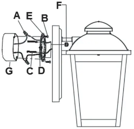 SIGNATURE HARDWARE 944719 Goodwin Outdoor Wall Sconce - Fig1