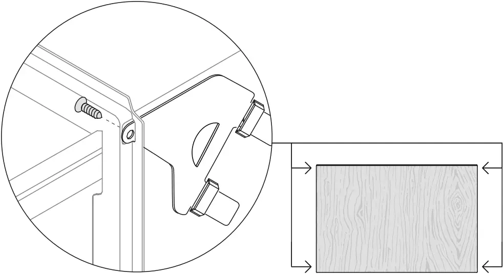 DD60SHTI9 - SECURE TO CABINETRY VIA BRACKETS 2