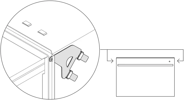 DD60SHTI9 - SELECT CABINETRY SECURING METHOD 1