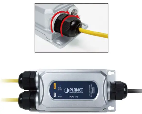 FIG 12 Connecting Waterproof Cable Kit to the Outdoor PoE Injector.JPG