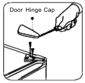 Linarie LK48MBRED CHATEL Retro Mini Fridge - DOOR