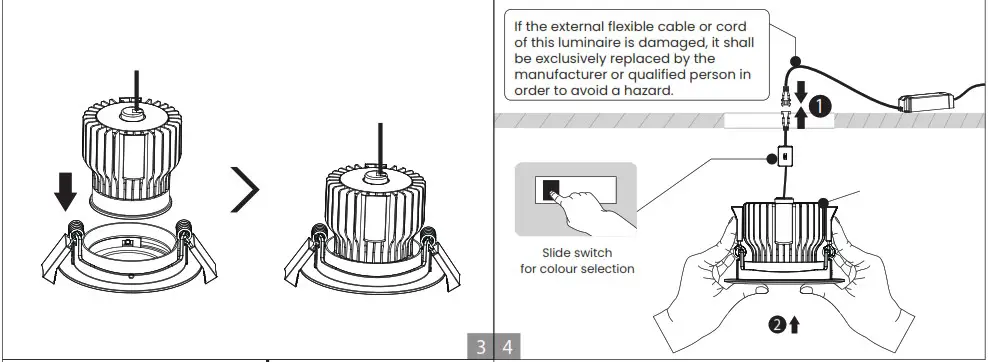 Nedlands Group DM13W 36DEG 13W LED COB Downlight - Downlight with external driver 2
