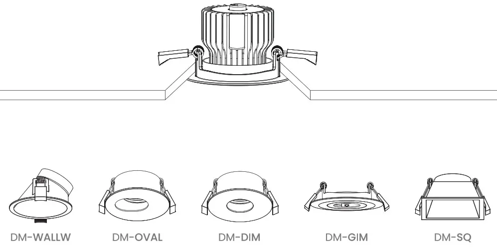 Nedlands Group DM13W 36DEG 13W LED COB Downlight - Downlight with external driver 4