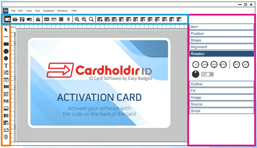 EasyBadges 1.7.x Cardholdir ID Card Software - fig 7