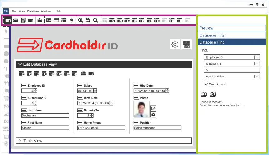 EasyBadges 1.7.x Cardholdir ID Card Software - fig 8