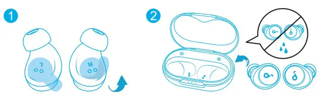 soundcore Space A40 Wireless Earbuds - CHARGING