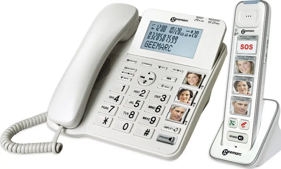 geemarc Amplidect Combi 295 Photo Amplified Corded and Cordless Phone