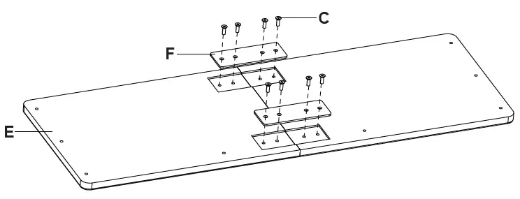 V-I-V-O-MOUNT-KB05ES-Black-Clamp-on-Small-Keyboard-Tray-FIG-3
