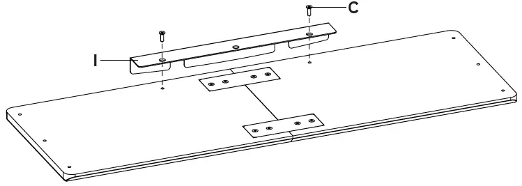 V-I-V-O-MOUNT-KB05ES-Black-Clamp-on-Small-Keyboard-Tray-FIG-4