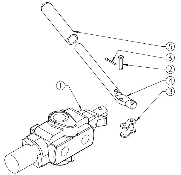 SWISHER LS22E Commercial Pro Electric Log Splitter - PARTS BREAKDOWN 8
