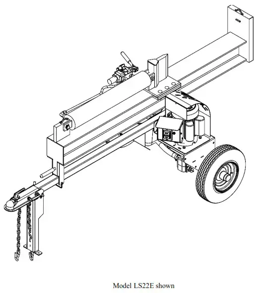 SWISHER LS22E Commercial Pro Electric Log Splitter - cover