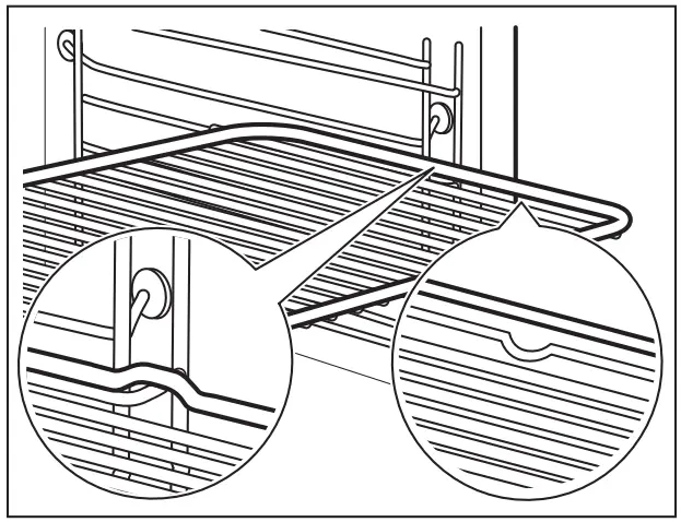 Electrolux EB6L50XDSP Oven - Wire shelf 1