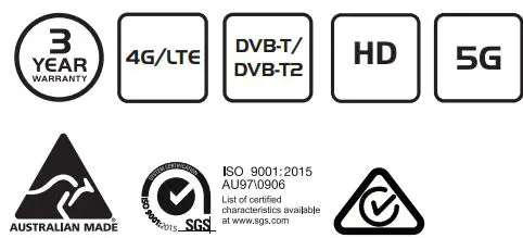 Kingray MDA22V Shielded and Non Shielded F Type Masthead Distribution Amplifiers-FIG4