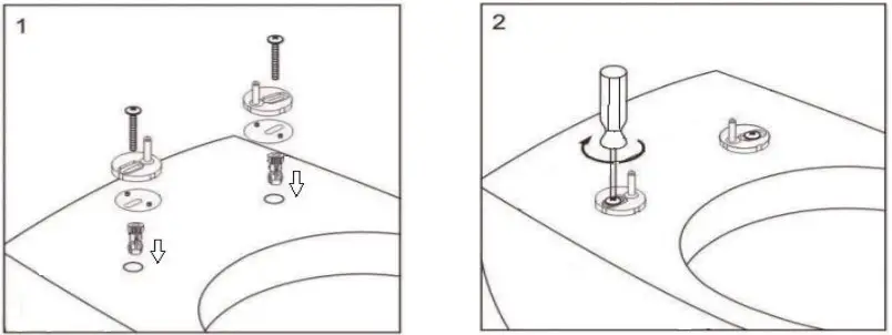 better bathrooms BeBa-17290 Top Fix Soft Close Toilet Seat - Installation 1