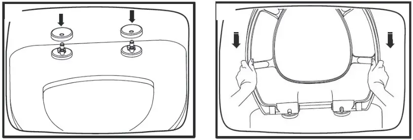 better bathrooms BeBa-17290 Top Fix Soft Close Toilet Seat - Installation 4