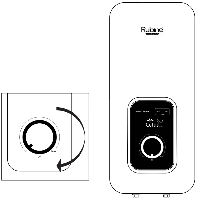 heater is now ready f