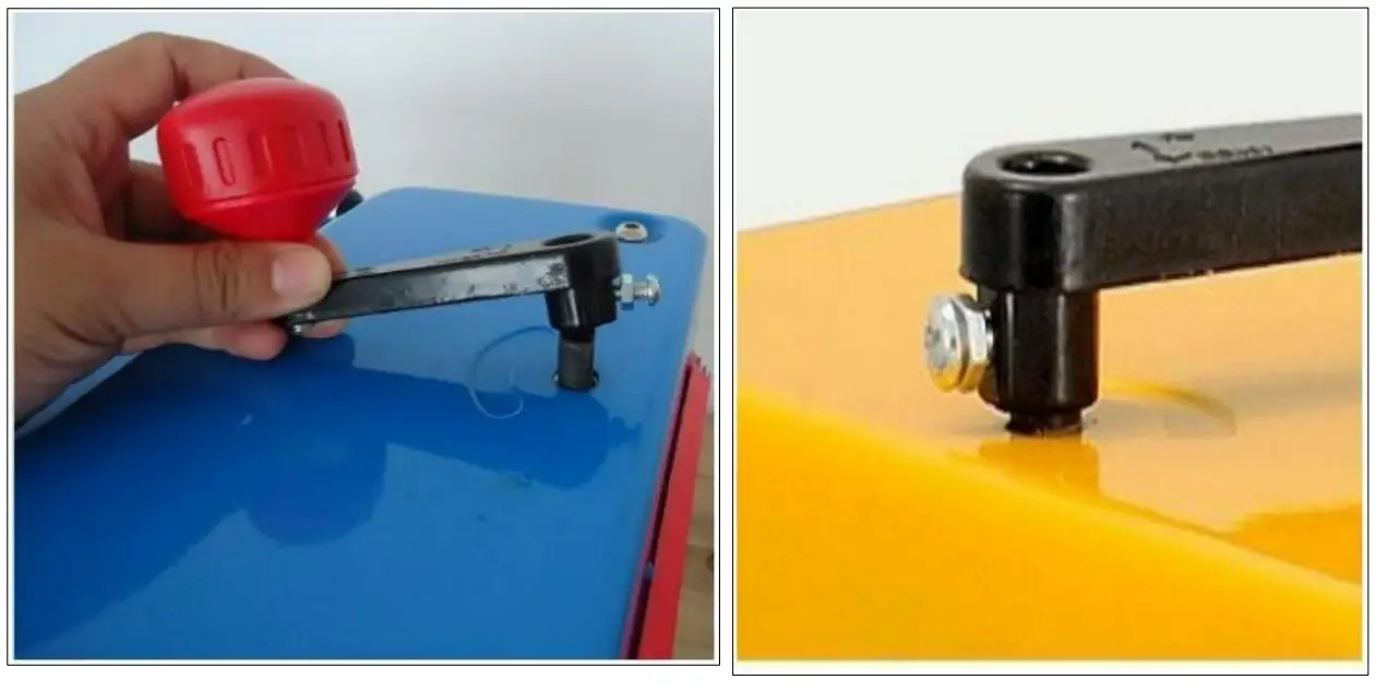 Install depth Adjustment handle