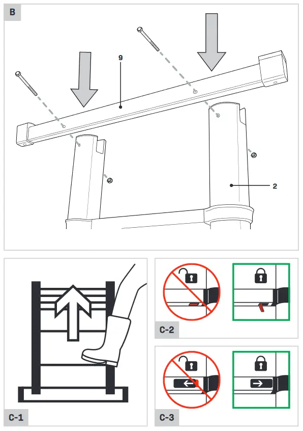 VONROC TL502XX Telescopic Ladder - parts1
