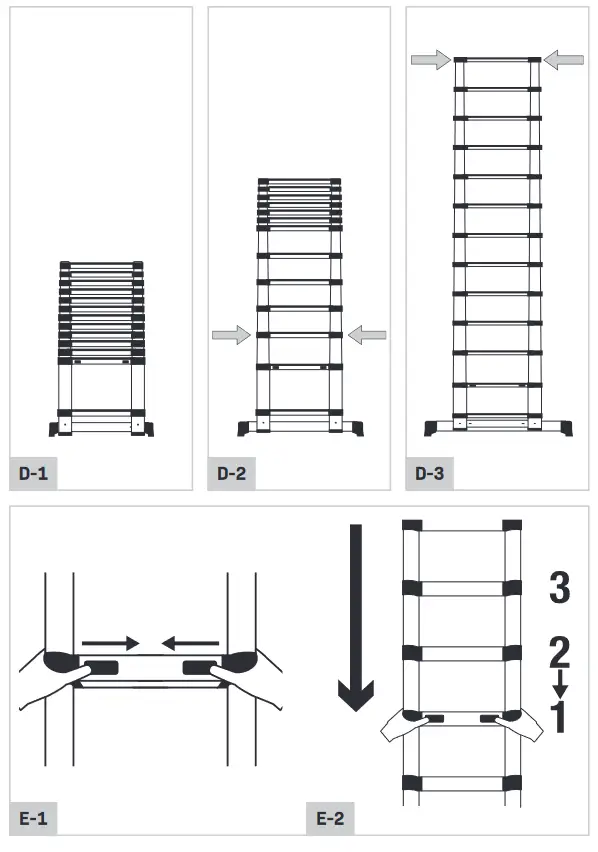 VONROC TL502XX Telescopic Ladder - parts2