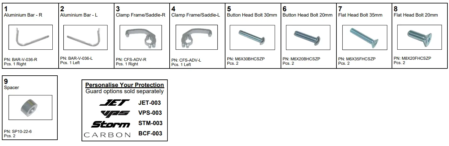 Barkbusters Honda CRF300L Handlebar Grips - Figer 1