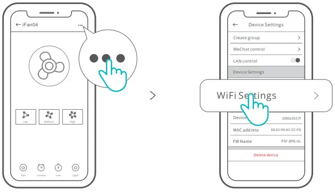 Sonoff IFAN04 L Wi-Fi Smart Ceiling Fan with Light Controller - Switch Network