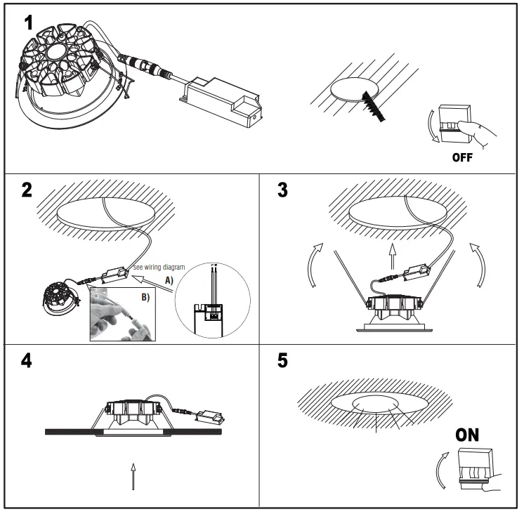 saxby-90957-Alto-Recessed-LED-White-14w-Ceiling-Downlight-fig-1