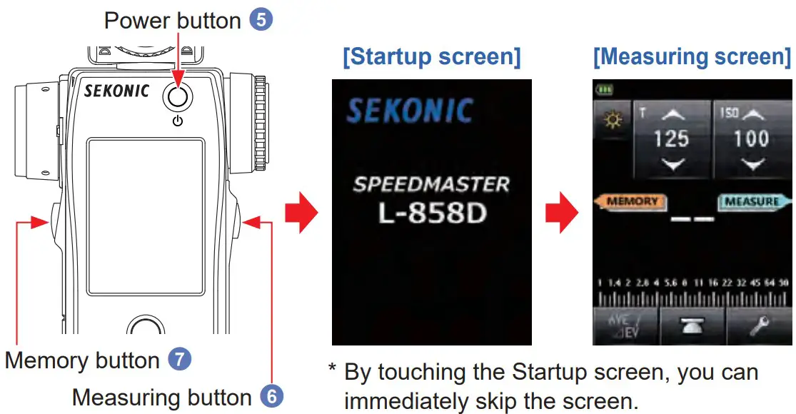 Power button Instruction