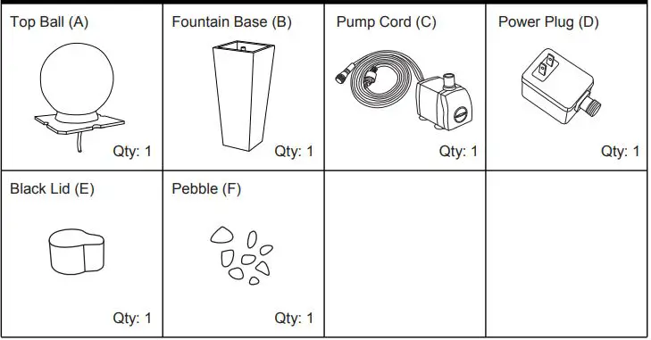 glitzhome-40.25-Inch-Outdoor-Fountain-with-LED-Lights-and-Pump-FIG-2