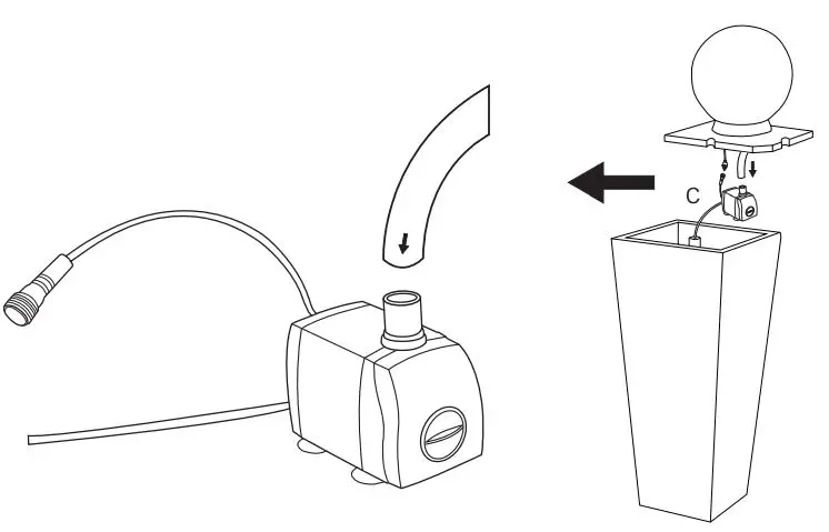 glitzhome-40.25-Inch-Outdoor-Fountain-with-LED-Lights-and-Pump-FIG-6