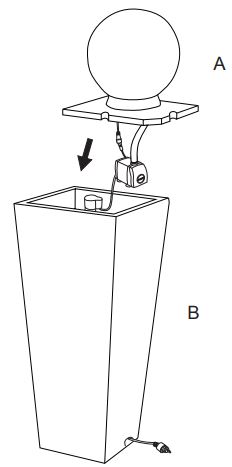 glitzhome-40.25-Inch-Outdoor-Fountain-with-LED-Lights-and-Pump-FIG-9
