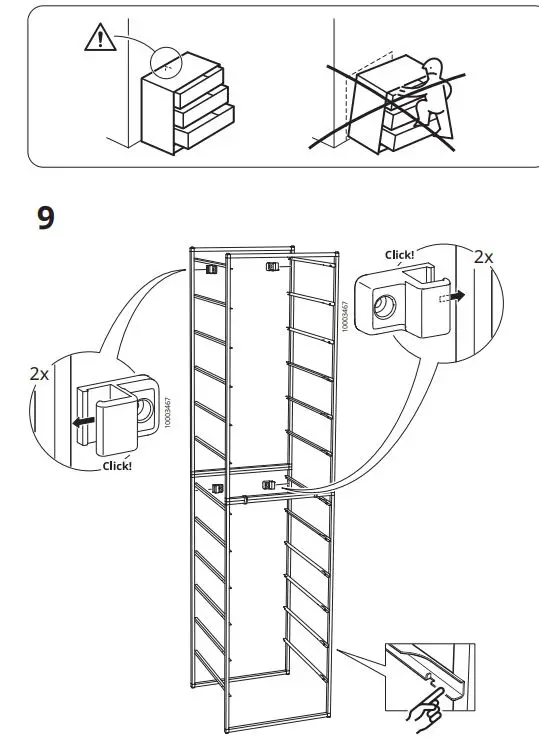 IKEA-JONAXEL-50x51x104cm-Storage-System-Frame-PRODUCT-12