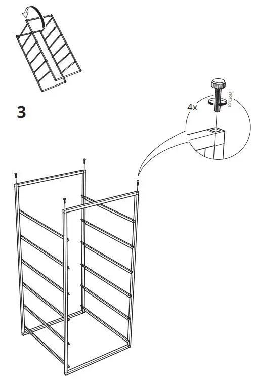 IKEA-JONAXEL-50x51x104cm-Storage-System-Frame-PRODUCT-4
