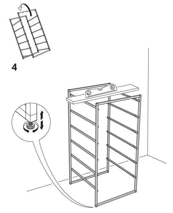 IKEA-JONAXEL-50x51x104cm-Storage-System-Frame-PRODUCT-5