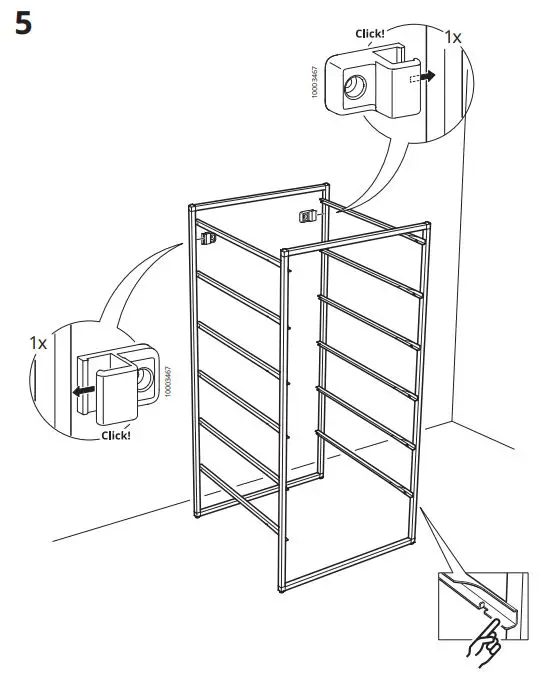 IKEA-JONAXEL-50x51x104cm-Storage-System-Frame-PRODUCT-6