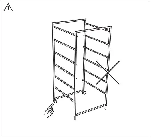 IKEA-JONAXEL-50x51x104cm-Storage-System-Frame-PRODUCT-7