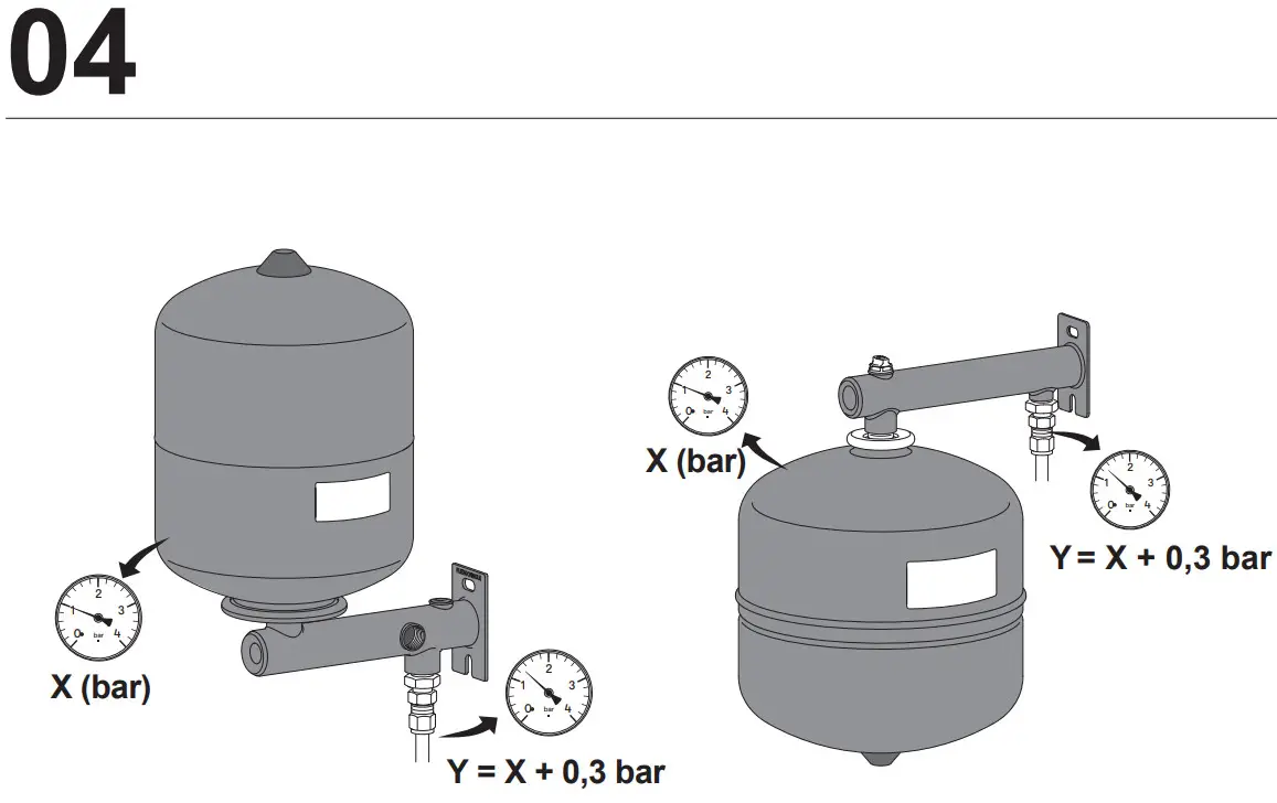 Flomasta 5063022027429 Central Heating Expansion Vessels - Assembly 4